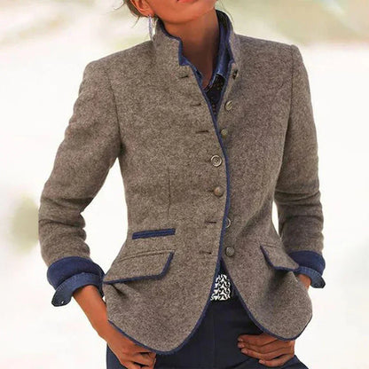 Valeria™ | Elegant cardigan med høj krave