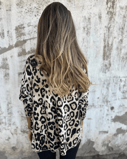 Elvéra | Afslappet dametop med leopardprint