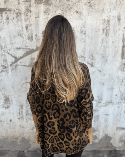 Elvéra | Afslappet dametop med leopardprint