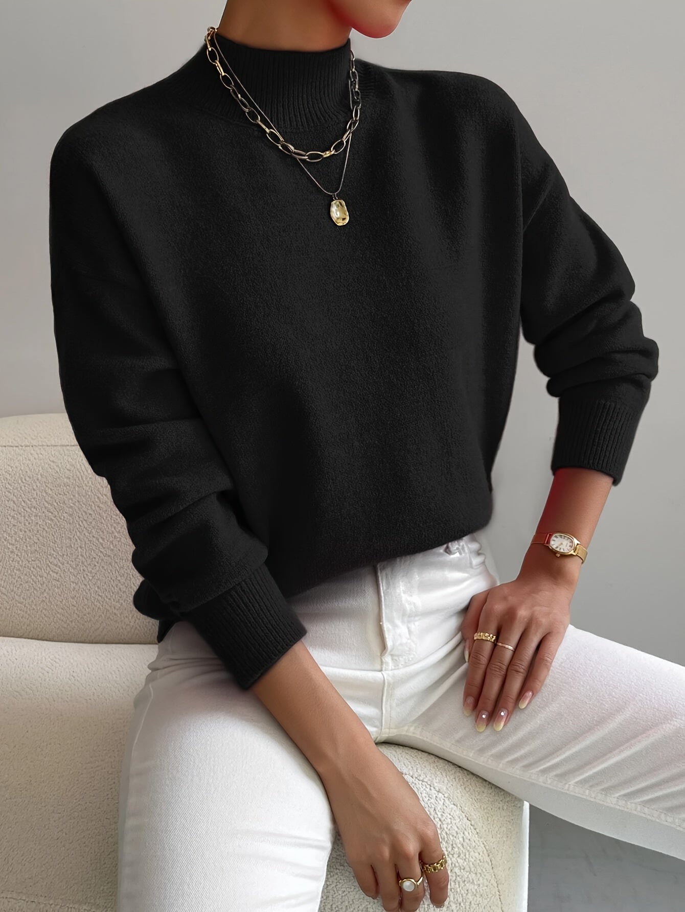 Yvonne – Strikket sweater